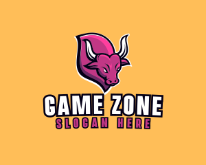 Angry Horn Bull logo design