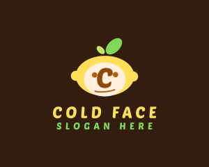 Lemon Fruit Face  logo design