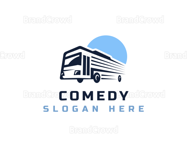 Bus Transport Express Tour Logo