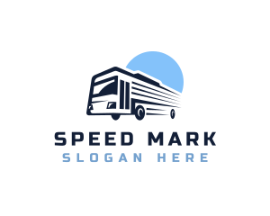 Bus Transport Express Tour logo design