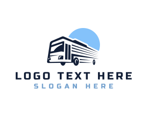 Bus - Bus Transport Express Tour logo design