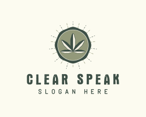 Herbal Weed Leaf Logo