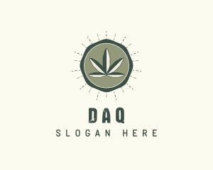 Cbd - Herbal Weed Leaf logo design