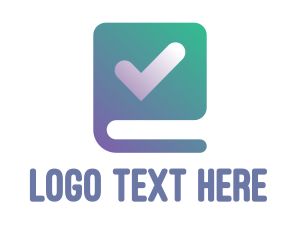 Blogger - Check Book logo design
