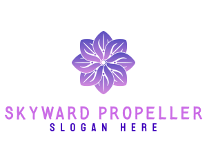 Propeller - Flower Petals Propeller logo design