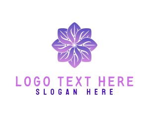Flower Petals Propeller Logo
