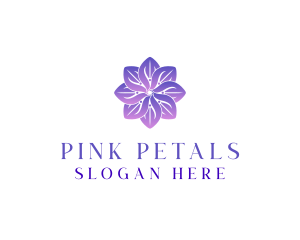 Flower Petals Propeller logo design