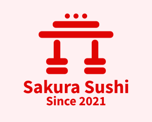 Japanese - Red Japanese Temple logo design