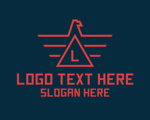 Airways - Eagle Aviation Letter logo design
