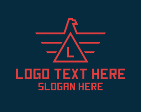 Eagle - Eagle Aviation Letter logo design