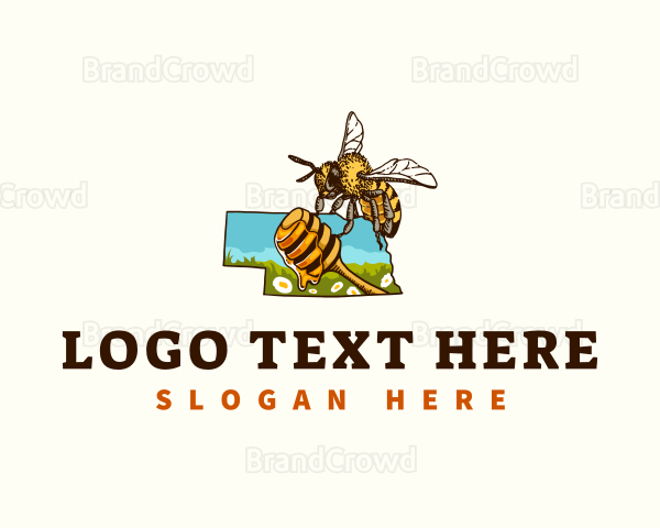 Nebraska Honey Bee Logo