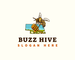 Nebraska Honey Bee logo design