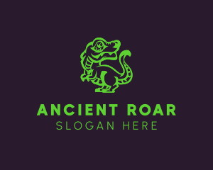 Dinosaur - Prehistoric Wild Dinosaur logo design