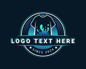 Ecommerce - Tshirt Paint Fashion logo design