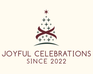 Festivity - Star Christmas Tree logo design