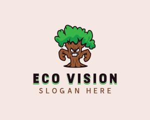 Tough Eco Tree logo design