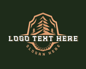 Woodwork Pine Tree Logo