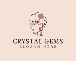 Curly Earring Jewelry logo design