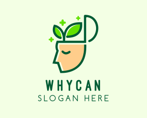 Leaf Human Mind  Logo