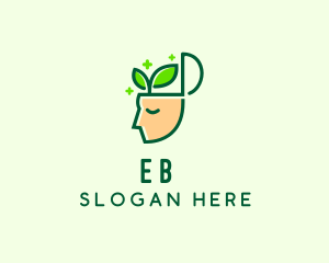 Leaf Human Mind  Logo