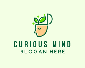 Leaf Human Mind  logo design