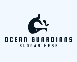 Oceanic Sperm Whale logo design