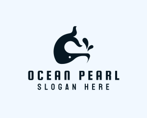 Oceanic Sperm Whale logo design