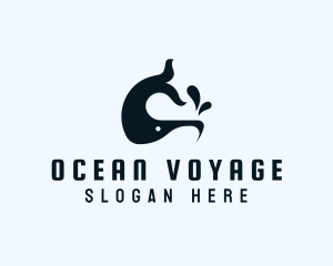 Oceanic Sperm Whale logo design