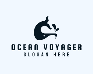 Oceanic Sperm Whale logo design