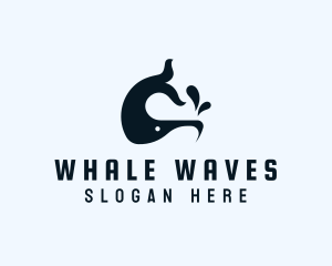 Whale - Oceanic Sperm Whale logo design