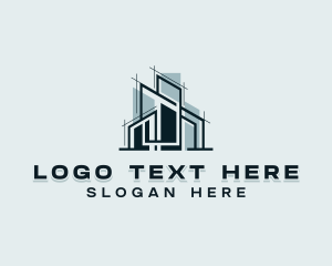 Contractor - Structure Blueprint Architect logo design