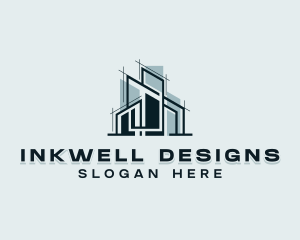 Structure Blueprint Architect logo design