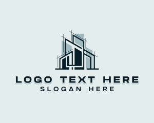 Engineer - Structure Blueprint Architect logo design