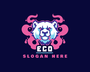 Marijuana - Polar Bear Vape Gaming logo design