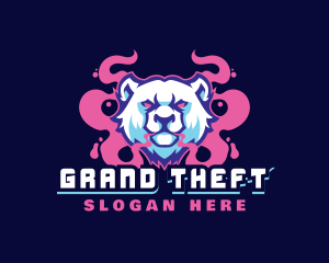 Bear - Polar Bear Vape Gaming logo design