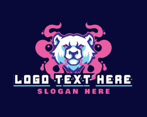 Cannabis - Polar Bear Vape Gaming logo design