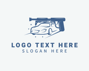 Pressure Washer Automotive logo design