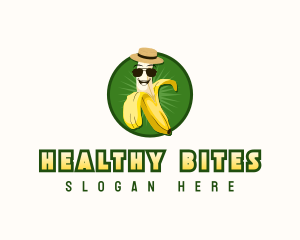 Banana Peel Fruit logo design