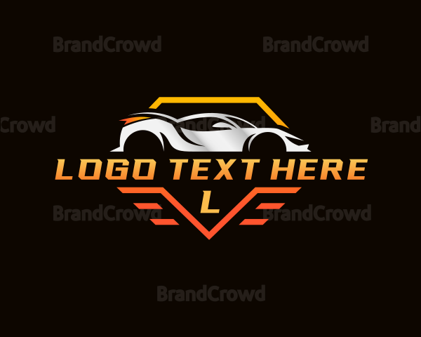 Sports Car Racing Logo