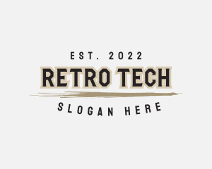 Generic Retro Brush logo design