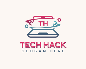 Computer Laptop Repair logo design