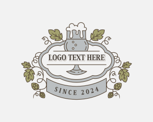 Wheat Stalks - Beer Bar Liquor logo design