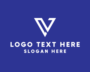 Insurance - Modern Professional Letter V Business logo design
