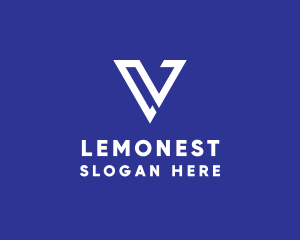 Modern Professional Letter V Business Logo
