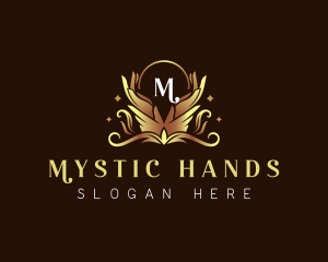 Hand Massage Wellness logo design