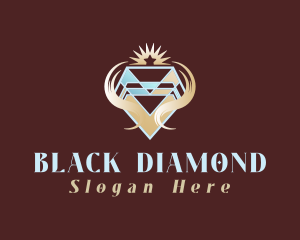 Diamond Star Jewel logo design