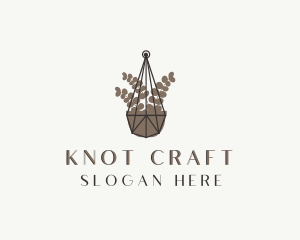 Hanging Plant Pot logo design