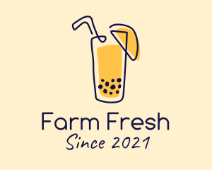 Fresh Juice Drink  logo design