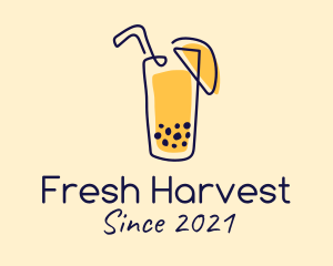 Fresh - Fresh Juice Drink logo design