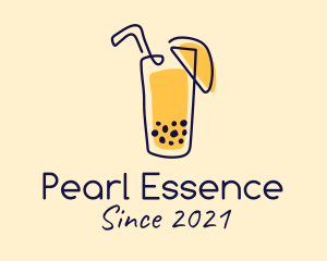 Pearl - Fresh Juice Drink logo design